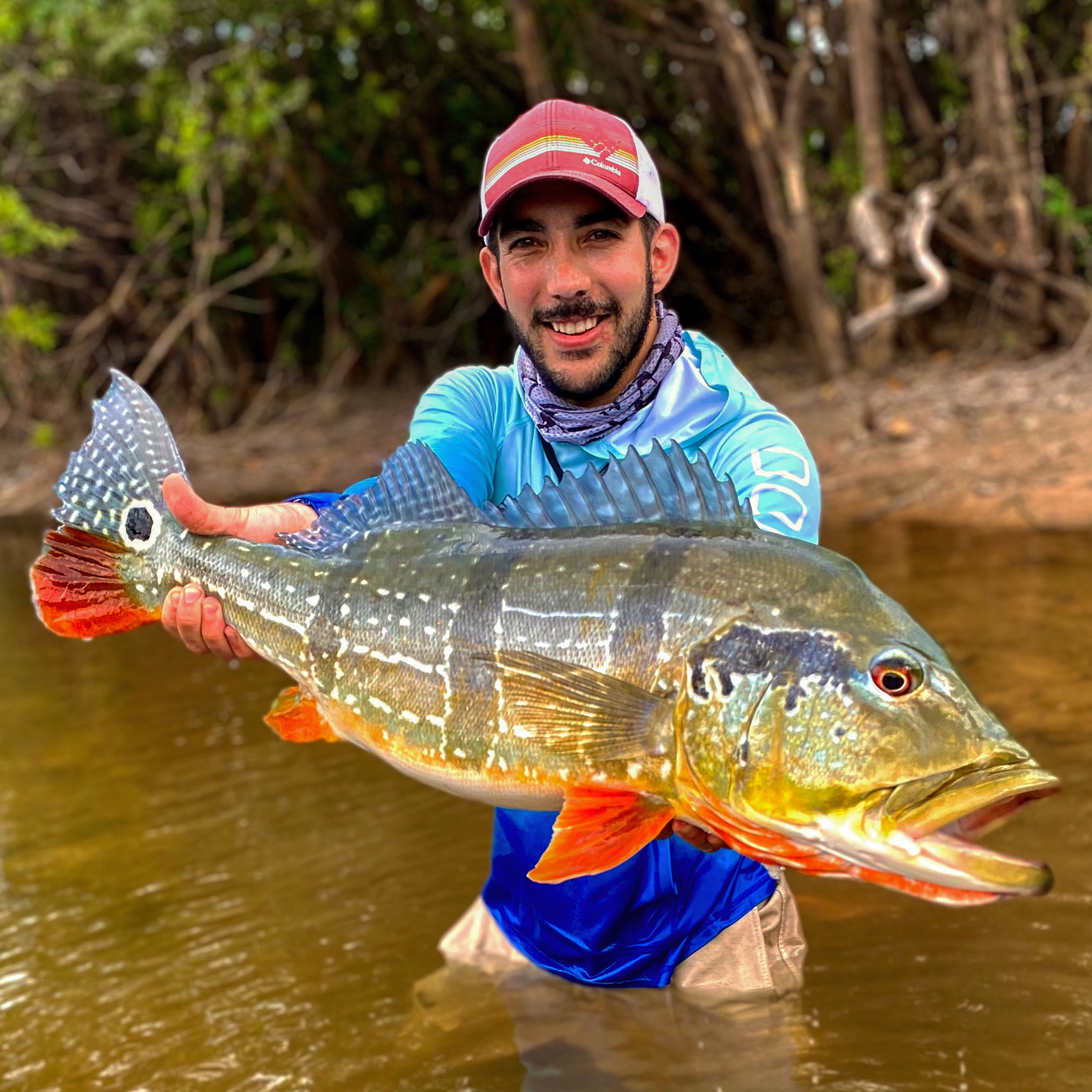 Where to catch Giant Peacock Bass in Colombia?
