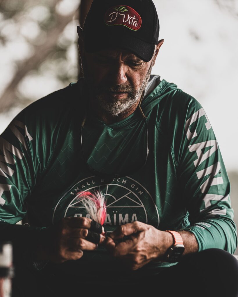 fly red peacock bass