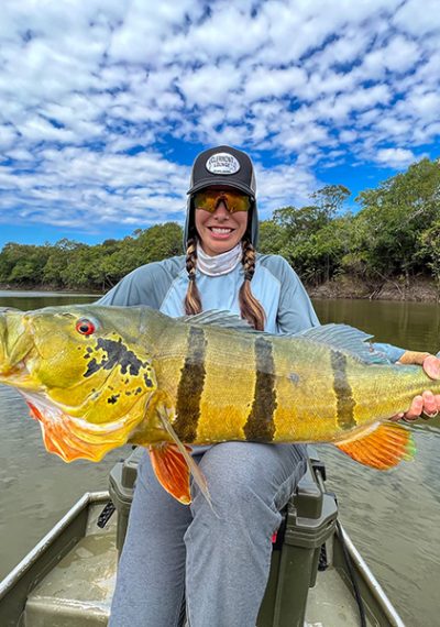 peacock bass fishing in the colombian amazon